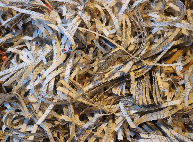 can shredded paper be recycled